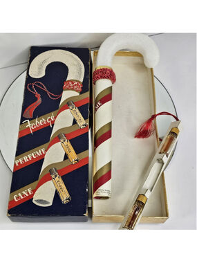 Faberge Collectible Perfume Bottles And Perfume Cane (Empty Bottles)